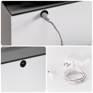 Espelho Luxo Luminare – Armário Organizador de Joias com LED