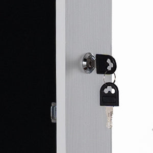 Espelho Luxo Luminare – Armário Organizador de Joias com LED