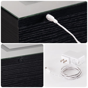 Espelho Luxo Luminare – Armário Organizador de Joias com LED