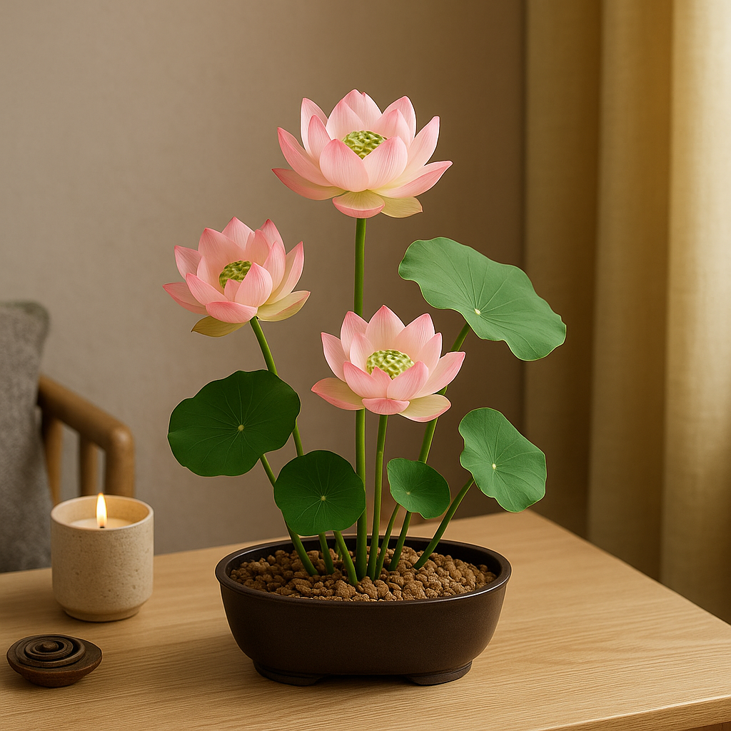 A Sagrada Flor de Lótus Bonsai (+ Brinde Especial)